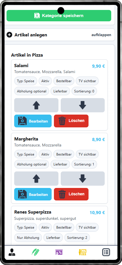 Gastio Screen