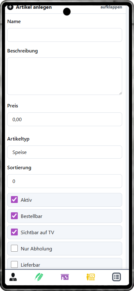 Gastio Screen